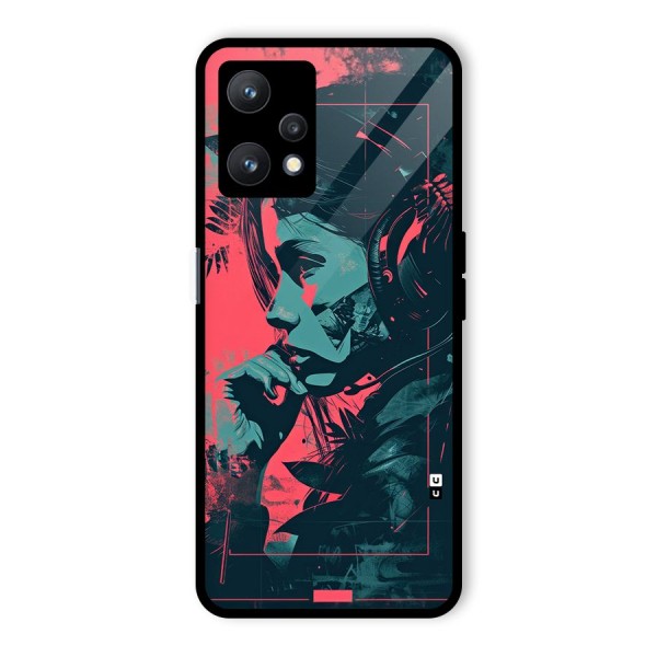 Musical Illustration Glass Back Case for Realme 9 Pro 5G