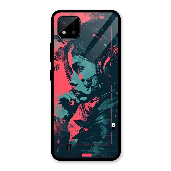 Musical Illustration Glass Back Case for Realme C11 2021