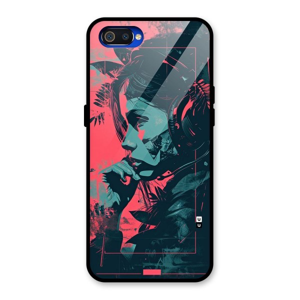 Musical Illustration Glass Back Case for Realme C2