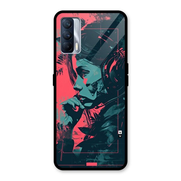 Musical Illustration Glass Back Case for Realme X7