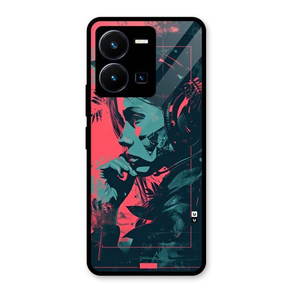 Musical Illustration Glass Back Case for Vivo Y35