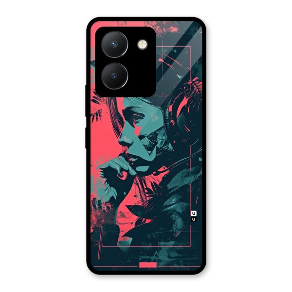 Musical Illustration Glass Back Case for Vivo Y36