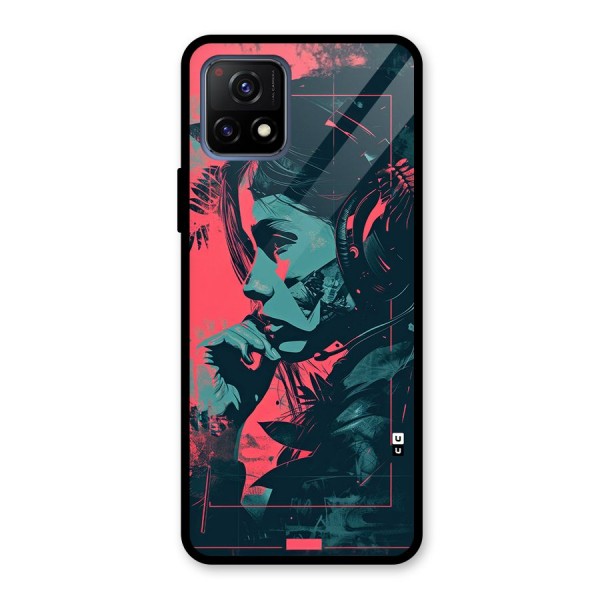 Musical Illustration Glass Back Case for Vivo Y72 5G