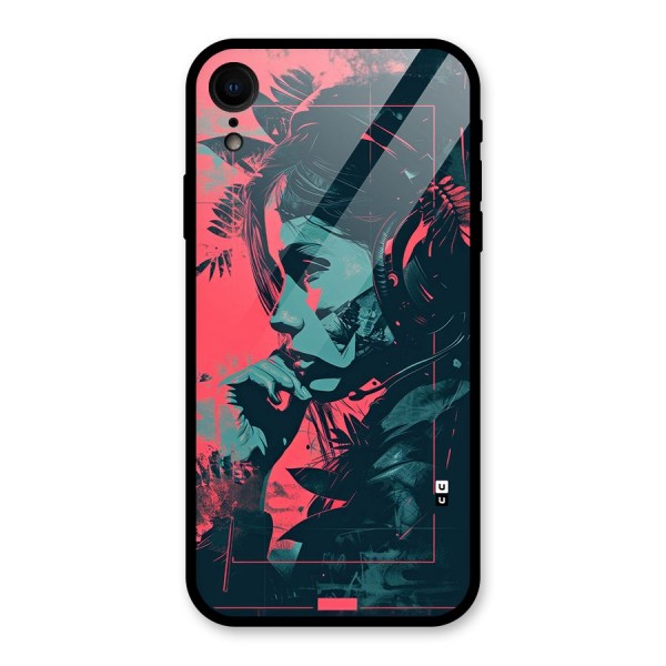 Musical Illustration Glass Back Case for iPhone XR