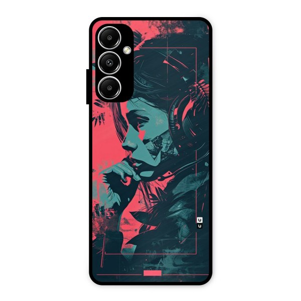 Musical Illustration Metal Back Case for Galaxy A05s