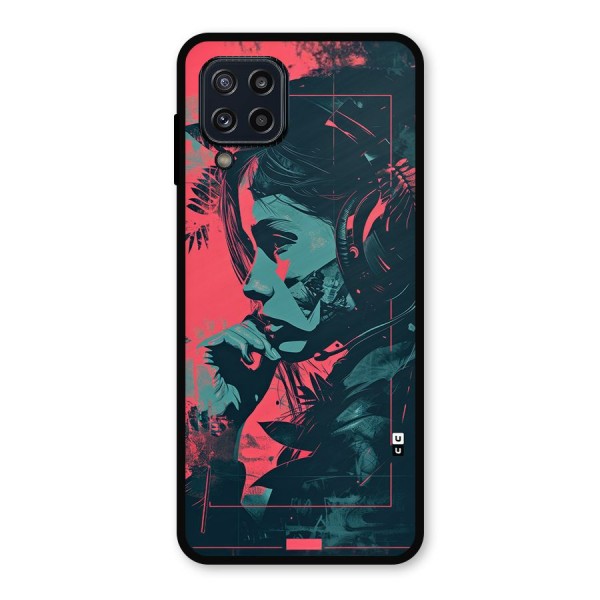 Musical Illustration Metal Back Case for Galaxy M32