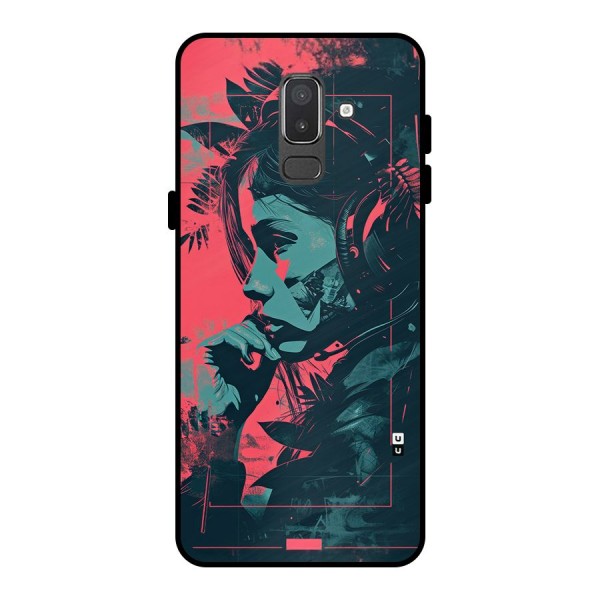 Musical Illustration Metal Back Case for Galaxy On8 (2018)