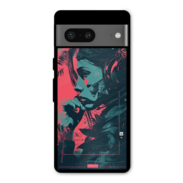 Musical Illustration Metal Back Case for Google Pixel 7