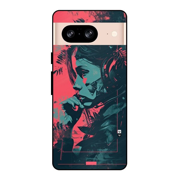 Musical Illustration Metal Back Case for Google Pixel 8