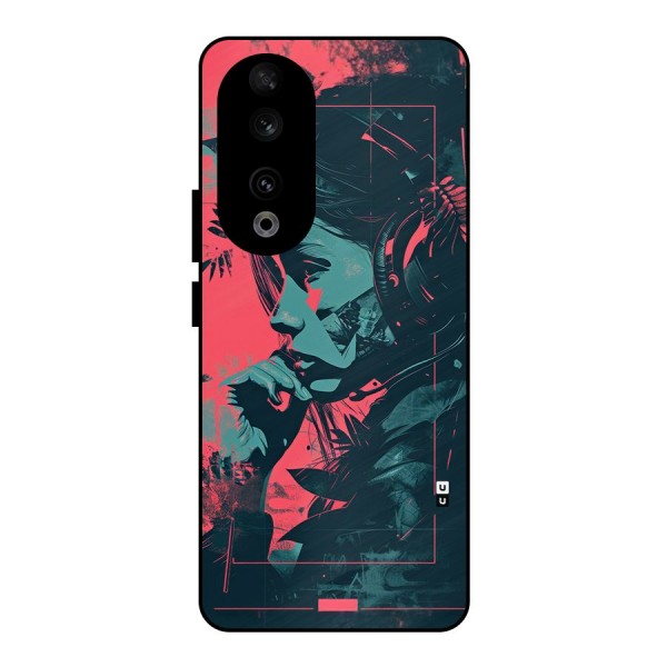 Musical Illustration Metal Back Case for Honor 90