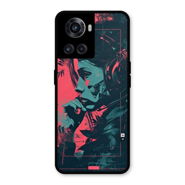 Musical Illustration Metal Back Case for OnePlus 10R