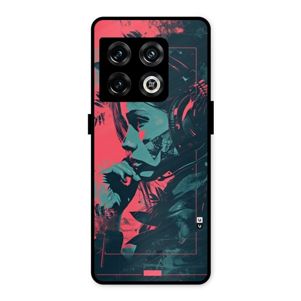 Musical Illustration Metal Back Case for OnePlus 10 Pro 5G