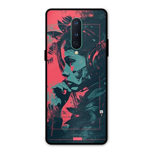 Musical Illustration Metal Back Case for OnePlus 8