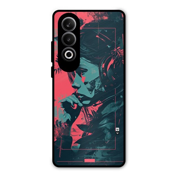 Musical Illustration Metal Back Case for OnePlus Nord CE4