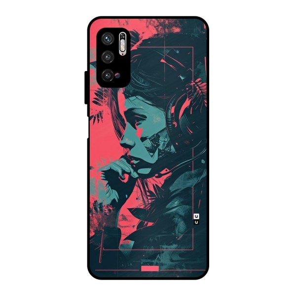 Musical Illustration Metal Back Case for Poco M3 Pro 5G