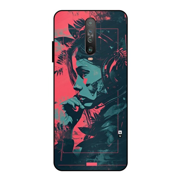 Musical Illustration Metal Back Case for Poco X2