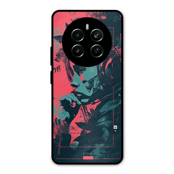 Musical Illustration Metal Back Case for Realme 12 Plus