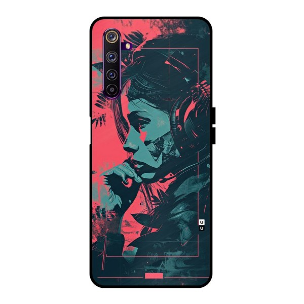 Musical Illustration Metal Back Case for Realme 6 Pro