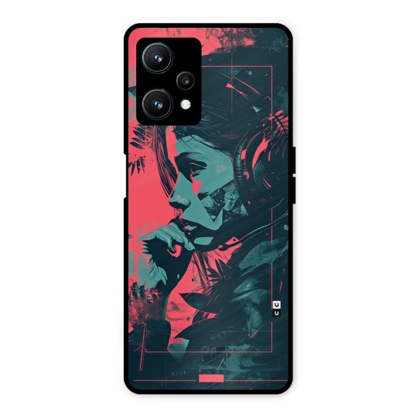 Musical Illustration Metal Back Case for Realme 9 Pro 5G