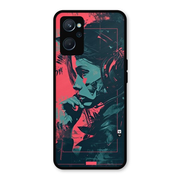 Musical Illustration Metal Back Case for Realme 9i