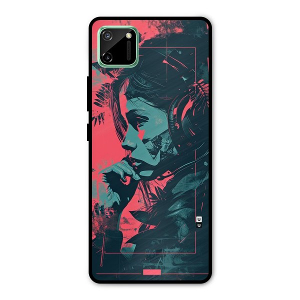 Musical Illustration Metal Back Case for Realme C11