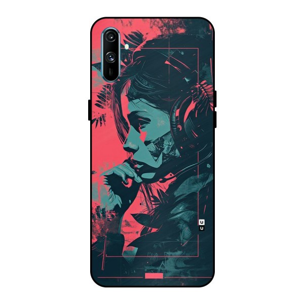 Musical Illustration Metal Back Case for Realme C3