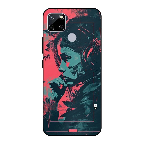 Musical Illustration Metal Back Case for Realme Narzo 20