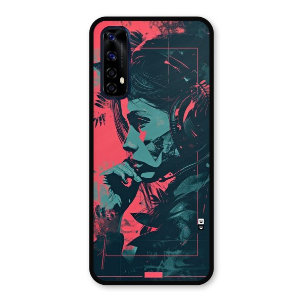 Musical Illustration Metal Back Case for Realme Narzo 20 Pro