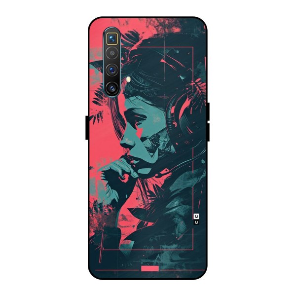 Musical Illustration Metal Back Case for Realme X3