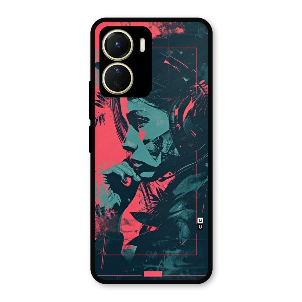 Musical Illustration Metal Back Case for Vivo T2x