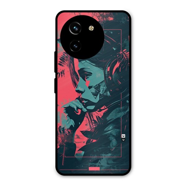 Musical Illustration Metal Back Case for Vivo T3x