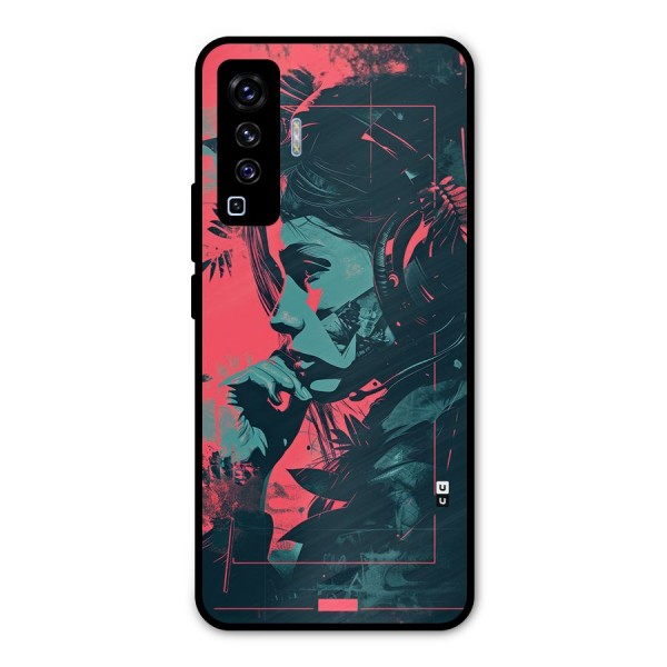 Musical Illustration Metal Back Case for Vivo X50