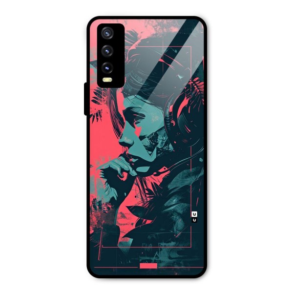 Musical Illustration Metal Back Case for Vivo Y20 2021