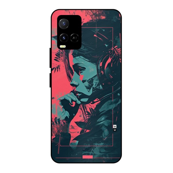 Musical Illustration Metal Back Case for Vivo Y21