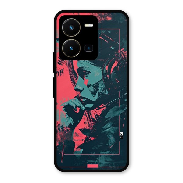 Musical Illustration Metal Back Case for Vivo Y35