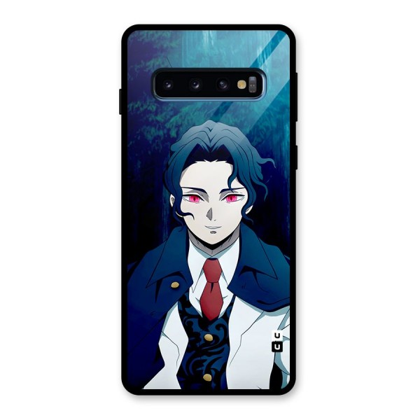 Muzan Kibutsuji Glass Back Case for Galaxy S10