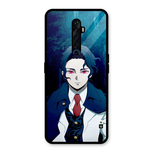 Muzan Kibutsuji Glass Back Case for Oppo Reno2 Z