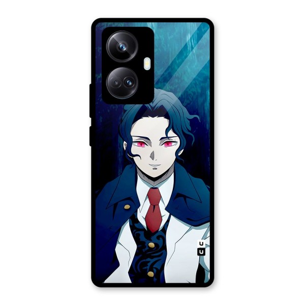 Muzan Kibutsuji Glass Back Case for Realme 10 Pro Plus