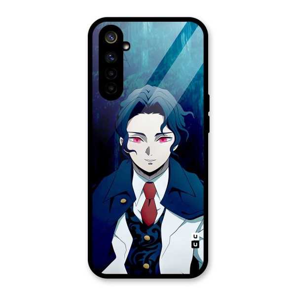 Muzan Kibutsuji Glass Back Case for Realme 6