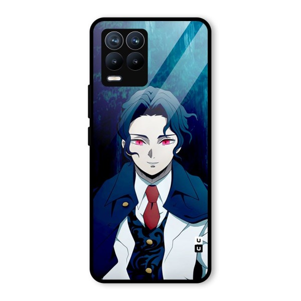 Muzan Kibutsuji Glass Back Case for Realme 8