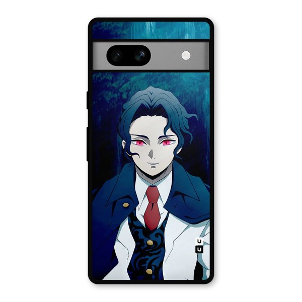 Muzan Kibutsuji Metal Back Case for Google Pixel 7a