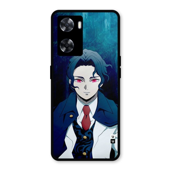 Muzan Kibutsuji Metal Back Case for Oppo A77