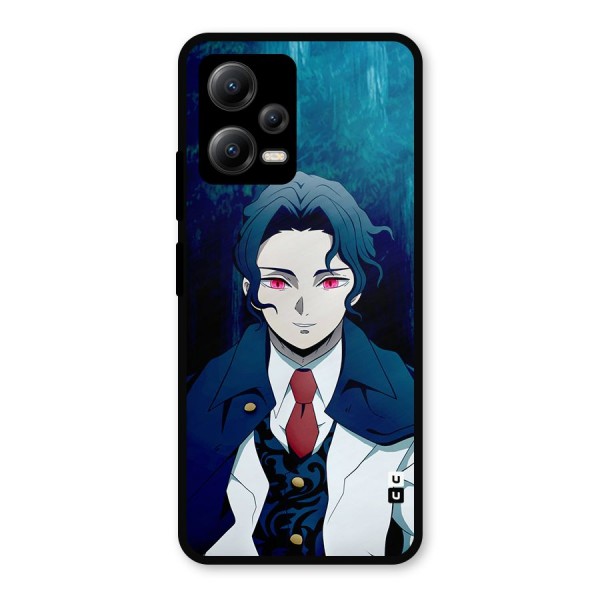 Muzan Kibutsuji Metal Back Case for Poco X5