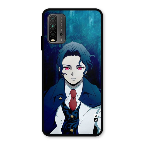 Muzan Kibutsuji Metal Back Case for Redmi 9 Power