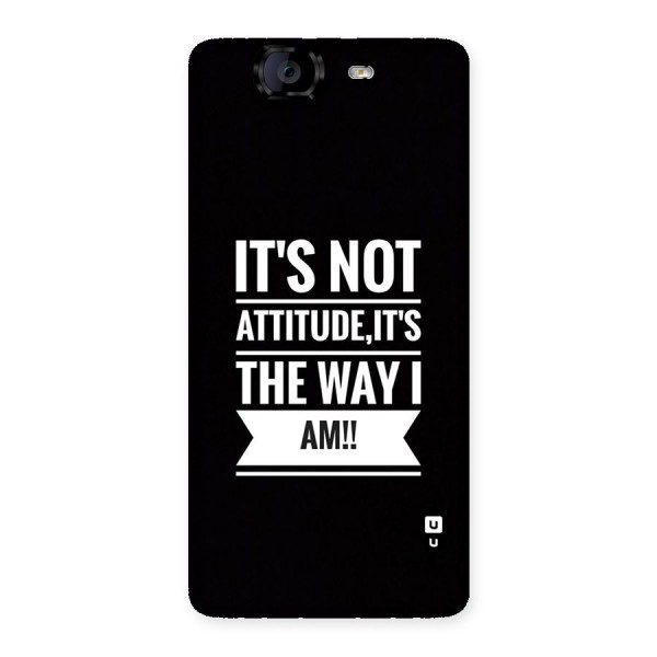 My Attitude Back Case for Canvas Knight A350