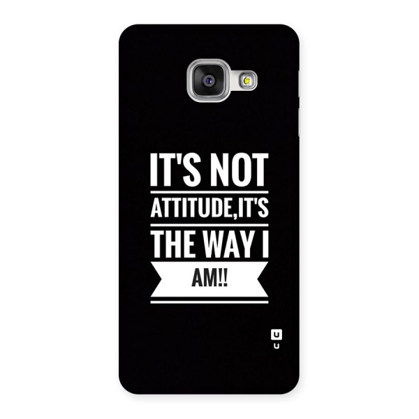 My Attitude Back Case for Galaxy A3 (2016)