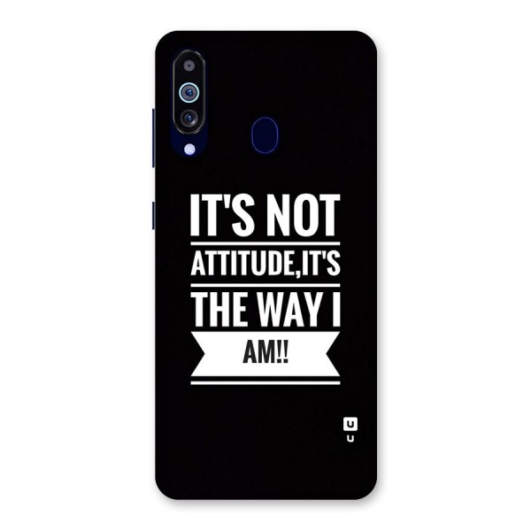 My Attitude Back Case for Galaxy A60