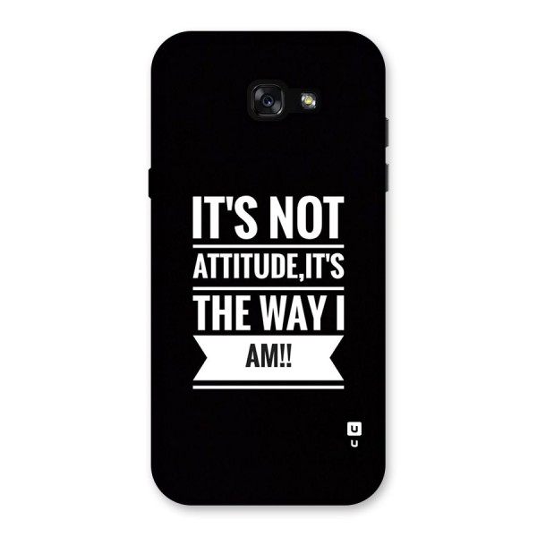 My Attitude Back Case for Galaxy A7 (2017)