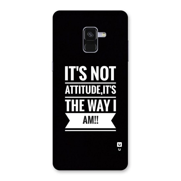 My Attitude Back Case for Galaxy A8 Plus