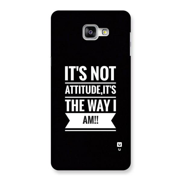 My Attitude Back Case for Galaxy A9